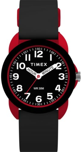 Timex Reloj Analógico para Unisex niños de Cuarzo con Correa en Silicona TW2W91900