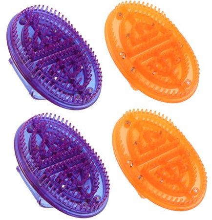 4pcs Meridian Massage Brush Set PVC Ergonomic Handheld