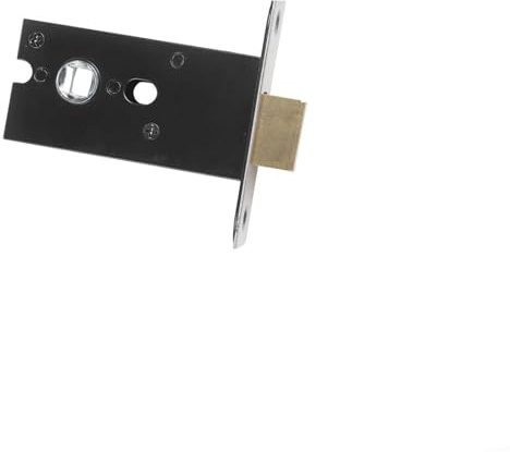 Verrou WC en acier inoxydable avec indicateur clair occupé/libre pour l'intimité de la salle de bain et pour une visibilité facile dans les espaces partagés (noir et noir)