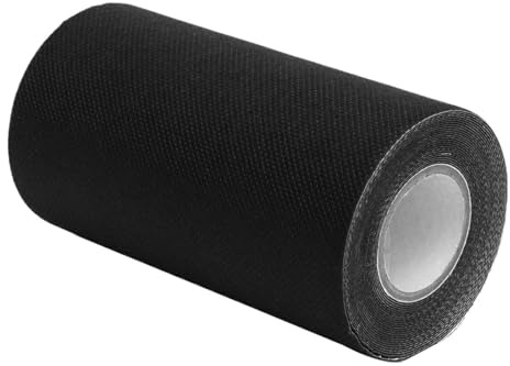 SHENJMAI Cinta Adhesiva para césped Artificial Cinta autoadhesiva for Juntas de césped Artificial, 5 m x 15 cm, Color Negro