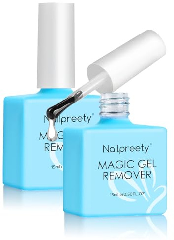 Remover Unghie Gel Shellac, Solvente Per Smalto Per Unghie, Rimuovi In 5 Minuti, Non C'è Ammollo O Avvolgimento, Bianco