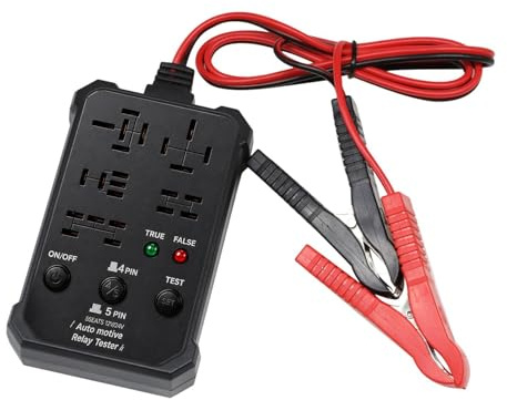 Tester per relè auto | Indicatori luminosi integrati 12 V 24 V Rilevatore,Dispositivo di diagnosi di relè,Controllo per auto camion semi-rimorchio SUV