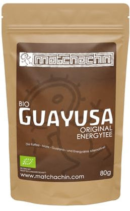 Bio Guayusa Tee 80g - Kaffee und Energydrink Alternative - Waldgarten Anbau im Amazonas - das Original von Matchachin