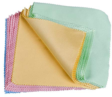 Icecode 6 PCS Microfiber Screen Cleaning Cloths for Glasses/Car GPS Screens/Cell Phones/Camera Lenses/Tablets/LCD TV and Laptop/Surface Tablet/Monitor/Spectacles