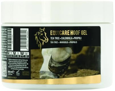 Linea 101 Gel Hoff Equicare 200ml, 100% Naturale Protegge e Aumenta la Durezza della Suola del Cavallo, Crema a Base di con Calendula, Propoli, Amamelide, Zinco e Rame