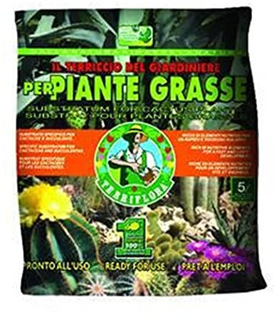 EuroStore07 TERRICCIO DEL GIARDINIERE PER PIANTE GRASSE LT.5 FERR 281553 orto * giardino