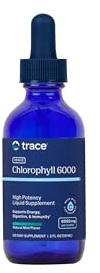 Trace Minerals Concentrated Ionic Chlorophyll – Liquid Chlorophyll Supplement for Cell Health, Digestive & Energy Support – Immune Support – Gluten-Free, Vegan, Natural Mint – 2 fl oz (120 Servings)