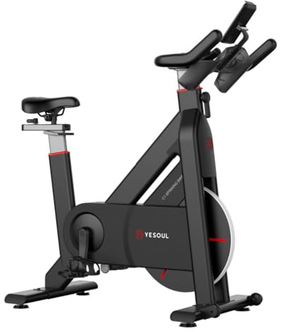 YESOUL, Bicicleta Estática Conectada Xiaomi YS-BC1, App incluida, Correa transmisión silenciosa, Color Negro Brillo