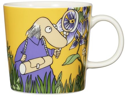 Arabia Moomin Henkelbecher Hemulen Gelb, aus Vitroporzellan, Fassungsvermögen: 300ml, Maße: 11 x 8,3 x 8,1 cm, 1066914