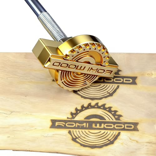 Branding Iron for Wood Custom Branding Eisen Leder Holzstempel Handgefertigt von Design für Holzarbeiter und Handwerker (2.5x2.5cm)