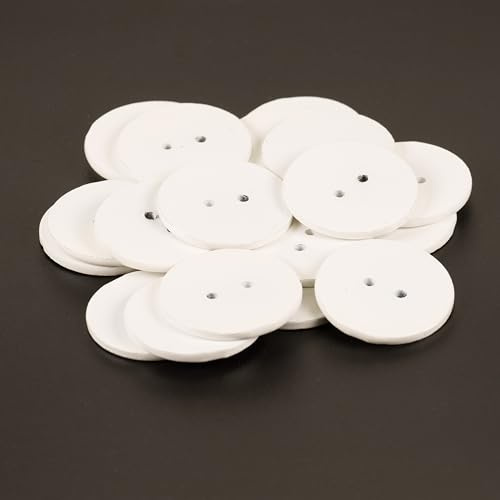 Shelver Pesas de plomo revestidas, pesas para cortinas (20 x 21,5 g/32 mm)