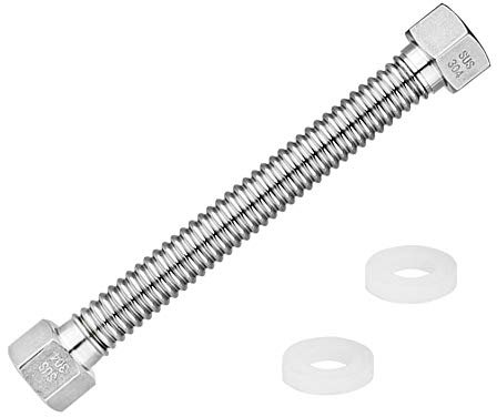 Flexibler Wasserhahn-Schlauch, Brauseschlauch, Wasserhahn-Flexschlauch, Wasserhahn-Endstücke, Edelstahl-Metall-Wassereinlassrohr, flexibler Brauseschlauch. for Badezimmer, Toilette, Küche, Wasseransc