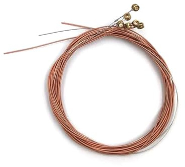 GIJMZY Corde per Chitarra da Concerto Corde universali for Chitarra Classica Acustica Corde con Nucleo in Acciaio Sostituzione di Strumenti a Corda Riparazione Parti di Ricambio(Red Copper)