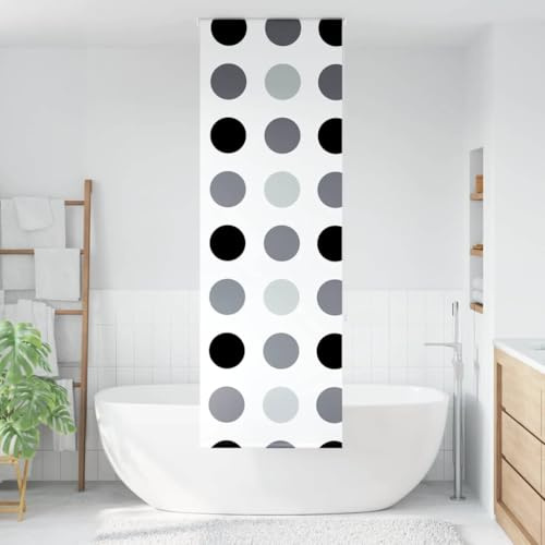 Duschrollo 70x240 cm PEVA Material, wasserdichte Fensterfolie für Badezimmer, einfach zu reinigen und langlebig, ideal für kleine Räume