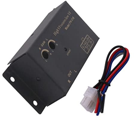Operitacx High to Low Audio Converter Practical Audio Converter with Abs and Copper Material Easy to Operate and Excellent Durability for Vehicle Use