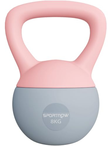 SPORTNOW Soft Kettlebell, 4/6/8/10/12kg Kettle Bell with Non-Slip Handle for Home Gym Weight Lifting and Strength Training