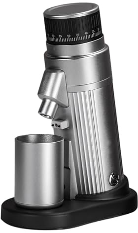 Vituord Moulin À Café Électrique À Meules Coniques, Doseur Unique, Meule Conique De 55 Mm À 7 Cœurs, Réglage en Continu De 0 À 100, Capacité 30 G, pour Cafetière Filtre Et Cafetière À Piston