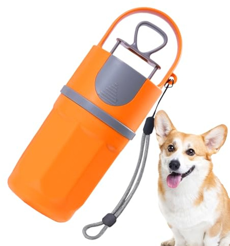 Pelle à déjections canines pour chiens, avec distributeur de sacs – Outil à 6 griffes sans contact pour ramasser les déchets d'animaux pour les voyages, la marche, le camping, le jardin, le parc en