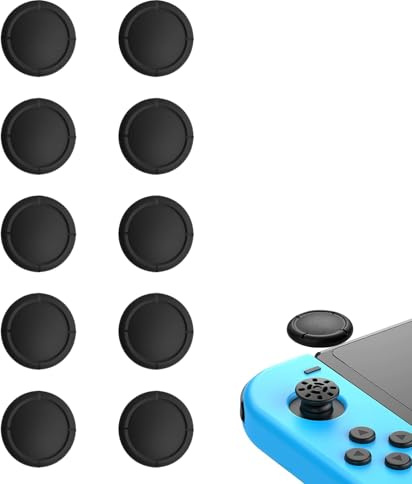 5 Pares de Tapas de Silicona para Joystick del Nintendo Switch, Agarres para el Pulgar, Pares Thumb Grip Set, Grip Compatible Switch Lite, Accesorios Switch