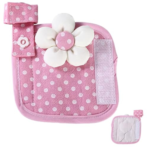 Operitacx Copertura per Maniglia Porta Frigorifero Antistatico Rosa, Protezione Antiscivolo per Elettrodomestici da Cucina come Microonde e Lavastoviglie, Chiusura a Strappo Regolabile,