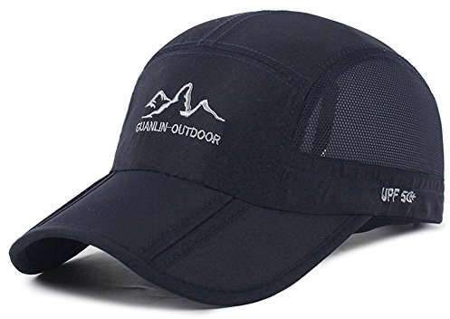 Estwell Baseball Cap, Basecap Herren Damen Baseball Kappen Baseballmütze Faltbarer Verstellbar Baseballkappe für Draussen, Sport und Reisen