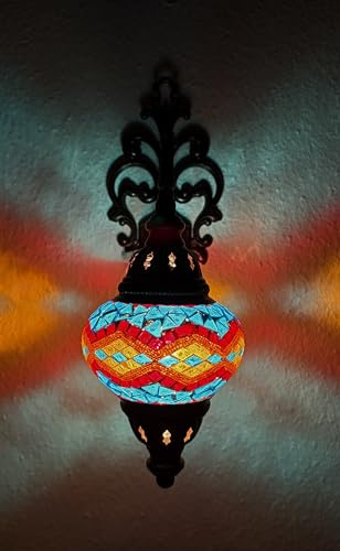Samarkand - Lights Mosaiklampe Wandleuchte Mosaik Wand Lampe Orientalische türkische marokkanische Lampe M/BUNT