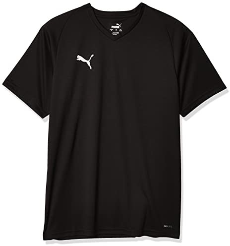 PUMA Herren Jersey Trikot Liga Core, schwarz/weiß, Klein