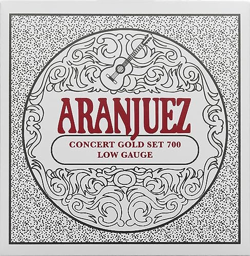 Aranjuez - Corde per chitarra classica da concerto Oro 700 Bassa tensione