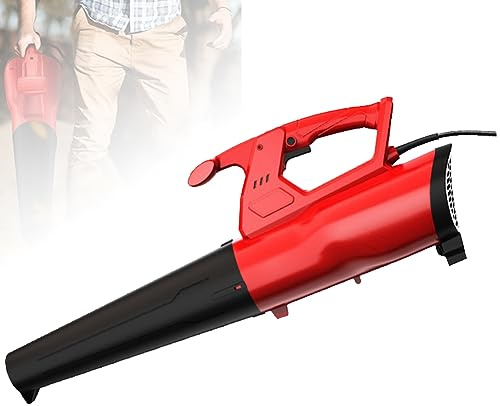 FURLOU Aspirador soplador de Hojas, soplador de jardín de Mano, Potente soplador de jardín de 5500 W, Control de 6 velocidades, Conveniente Aspirador soplador, para el Cuidado del césped 3m