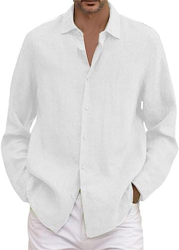 MeiLyviba Schwarzes Hemd Herren Herrenhemd Businesshemden Hemden Oberhemden Männer Große Größen Übergrößen Bügelfrei Kentkragen Oberteile Langarmshirt Langarm Comfort Fit Freizeithemden Business
