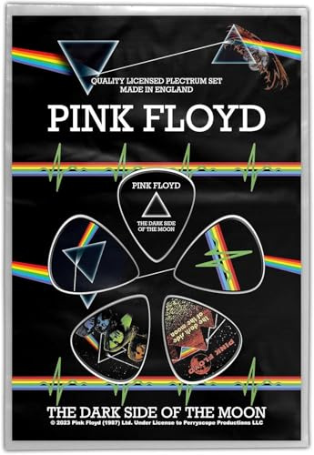 Pink Floyd Dark Side of the Moon Gitarre Plektrum Plektron Picks x 5