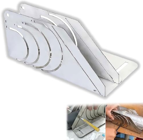 ROPTINK Präziser 45°-Rohrschneider für Gummiisolierung, professionelles Rohrschneidewerkzeug aus Schaumstoff, einstellbare Führungsvorrichtung für Rohrisolierung zum Schneiden von Rohren (1pcs)