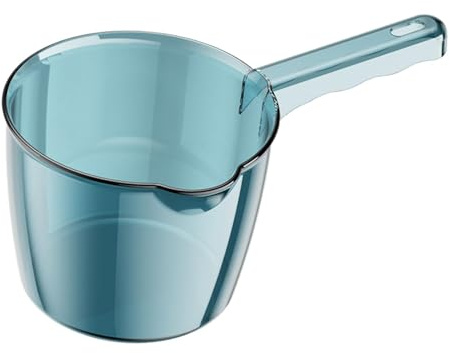Water Dipper - Water Mugs for Bath | Water Scoop Mug for Bathroom | Long Handle Bath Jug | Large Bath Water Mug for Bucket | Sturdy Bath Pitcher Water Dipper Bathing Mug | Strong Long Handle Bath Mug
