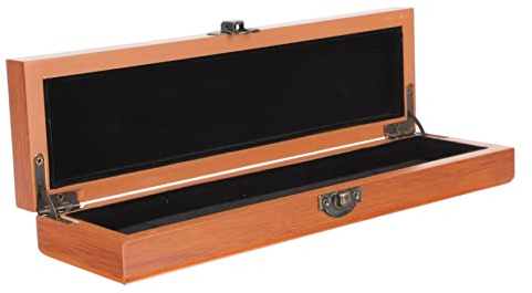 GOOHOCHY Mundharmonika Staub und Sonnenschutz Holz mit 24 Fächern Aufbewahrungsbox Praktisches Etui für Sicheren Transport und Dauerhafte Lagerung