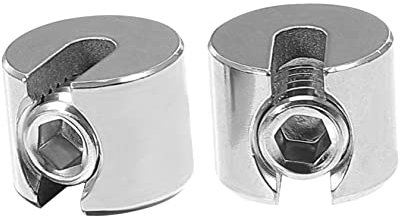 Warmhm 2stücke Seilklemmen Drahtseilklemme Kabelklemmen Aus Edelstahl Für Zaun Deck Geländer Kabelbefestigung Drahtclip Seilclip Kabelclip Drahtseil-kabelklemme Drahtseil-kabelclip