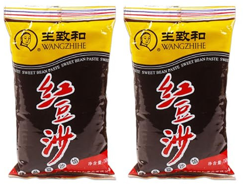 Wangzhihe Brand Sweet Bean Paste 500g, Pack of 2