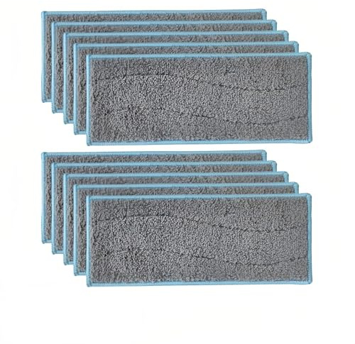 FTGADRYF Waschbare Wischtücher und Pads for Roboterstaubsauger, Ersatzzubehör. Kompatibel mit Braava Jet M6(10PCS)