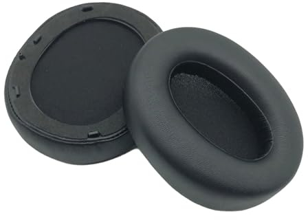 omiinitio 1 par de almohadillas de repuesto de cuero proteína almohadillas para los oídos esponjas cubiertas para auriculares W820NB funda de almohada
