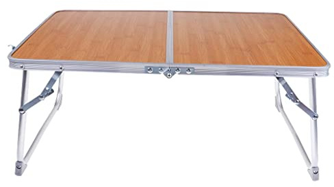 LZVMLNQI Folding Camping Table Portable Picnic Outdoor Garden BBQ Dining Desk Yellow, 62x42x27.5cm
