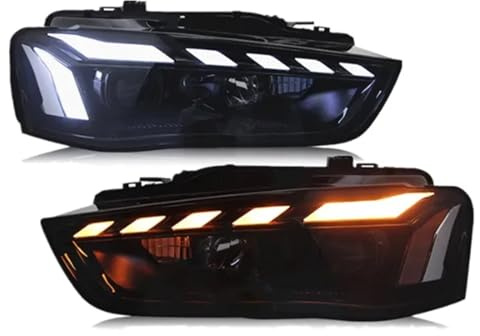 Autoscheinwerfer, Kompatibel Für Audi A4 2013–2016 A4L B8, Voll-LED-Styling, Scheinwerfer, Scheinwerfer, Tagfahrlicht, Frontlichtbaugruppe(2pcs A,For Original Xenon)