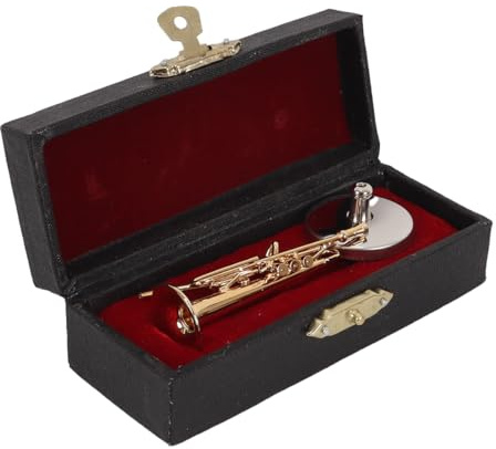 Ubric Mini Tromba Modello da 6,5 cm, per Decorazione Domestica, casa delle Bambole, Regalo Musicale