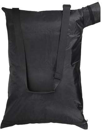 Borsa per soffiatore di foglie - Tracolla regolabile di grande capacità, protezione antipolvere impermeabile, raccoglitore con cerniera inferiore, sacco per aspirapolvere da giardino, deposito detriti