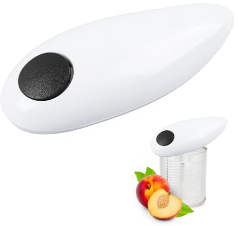 Abrelatas eléctrico para la cocina Funcionamiento automático con una sola presión con tecnología de borde liso para personas mayores y Ayuda práctica para el hogar Regalo perfecto para