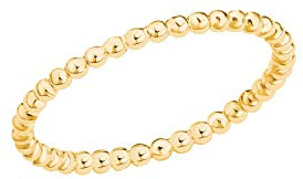 s.Oliver Ring 925 Sterling Silber Damen Ringe, Gold, Kommt in Schmuck Geschenk Box, 2026141