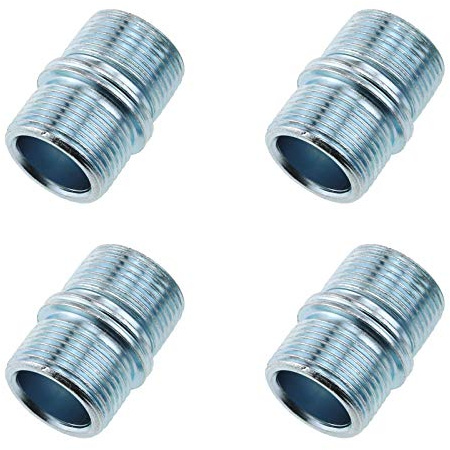 E-outstanding Metal Rack Connector 4pcs 1Inch/25.4mm Wire Rack Shelve Unit Pole Connector Storage Shelf Shelving Holder Connection Nuts Replacement Parts (ID: 16mm, OD: 23mm)