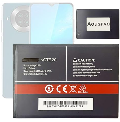 Aousavo Cubot Note 20 Note 20 pro ersatz akku Kompatibel mit Cubot Note 20 Note 20 pro