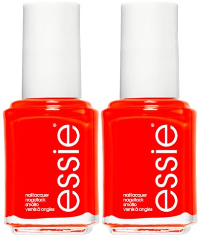 Essie Nagellack mit langem Halt, professionelles und glänzendes Ergebnis, 14 Tage Halt, mit flachem Applikator, Farbe 64 Fifth Evenue – 2 Kosmetika