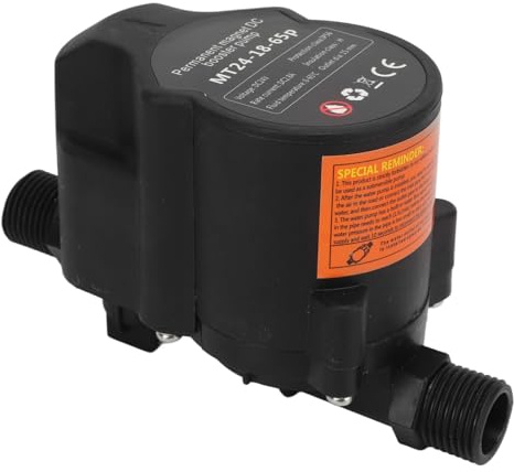 Topyond Automatic Induction Water Pressure Booster Pump - Low Noise Shower Boosting Pump for Bathroom DC24V(British Standard 110-220V)