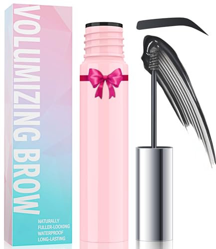 Augenbrauen Gel - Brow Gel für volle & natürliche Augenbrauen, Augenbrauen Mascara, Eye Brow Gel, Wasserfestes Augenbrauen Make-Up, Langanhaltend, Black