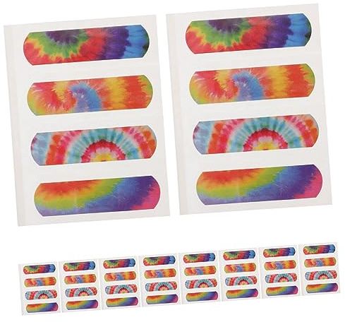 FRCOLOR Parches Adhesivos para Heridas, 10 Hojas de 4 Piezas, Pe Transpirable, se Adapta Piel, Adecuado para Uso al Aire Libre y Botiquín